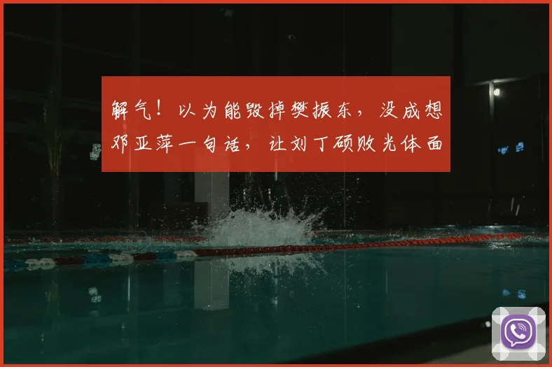 解气!以为能毁掉樊振东,没成想邓亚萍一句话,让刘丁硕败光体面